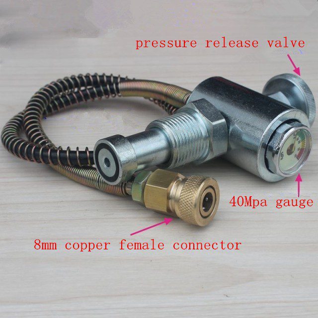 Airforce Din Fill Station For Pcp Tanks Air Fill 45# Steel Valve