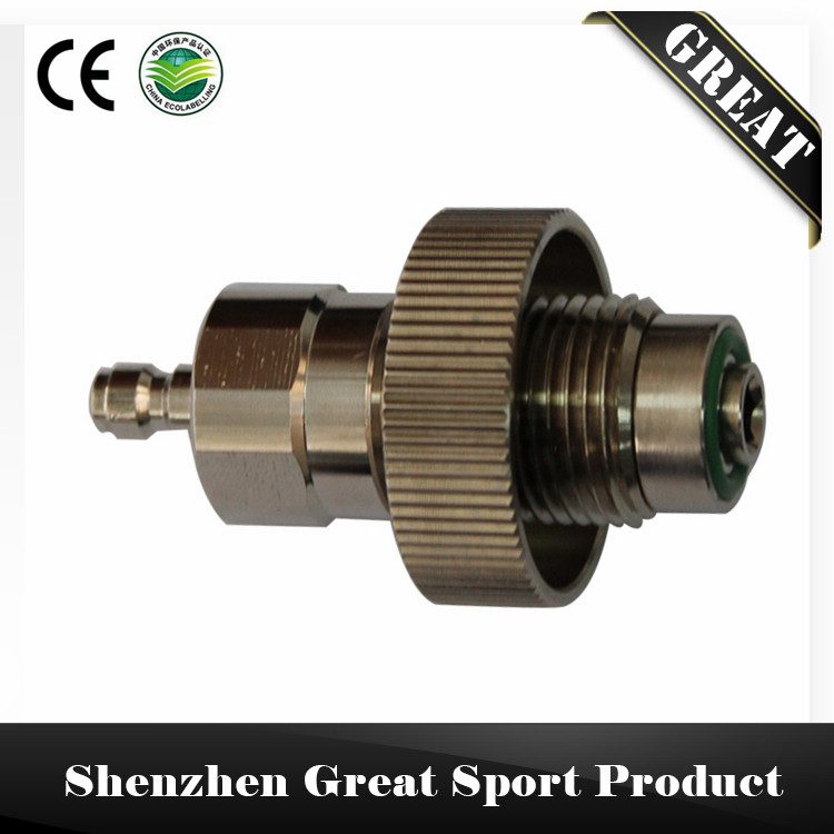 PCP Airgun Paintball HP Fill Station Stainless Steel 300Bar Din Valve with Male Plug or QD Female