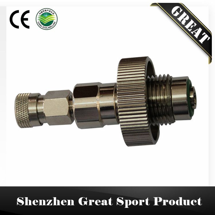 Stainless Steel 300Bar Din Valve with Male Plug or QD Female