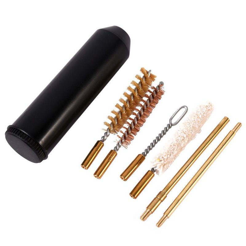 7pcs/set for Pocket Size Pistol Cleaning Kit Hand Gun Rod Brush Professional gun cleaning tools for pistols cal.38/357/9mm