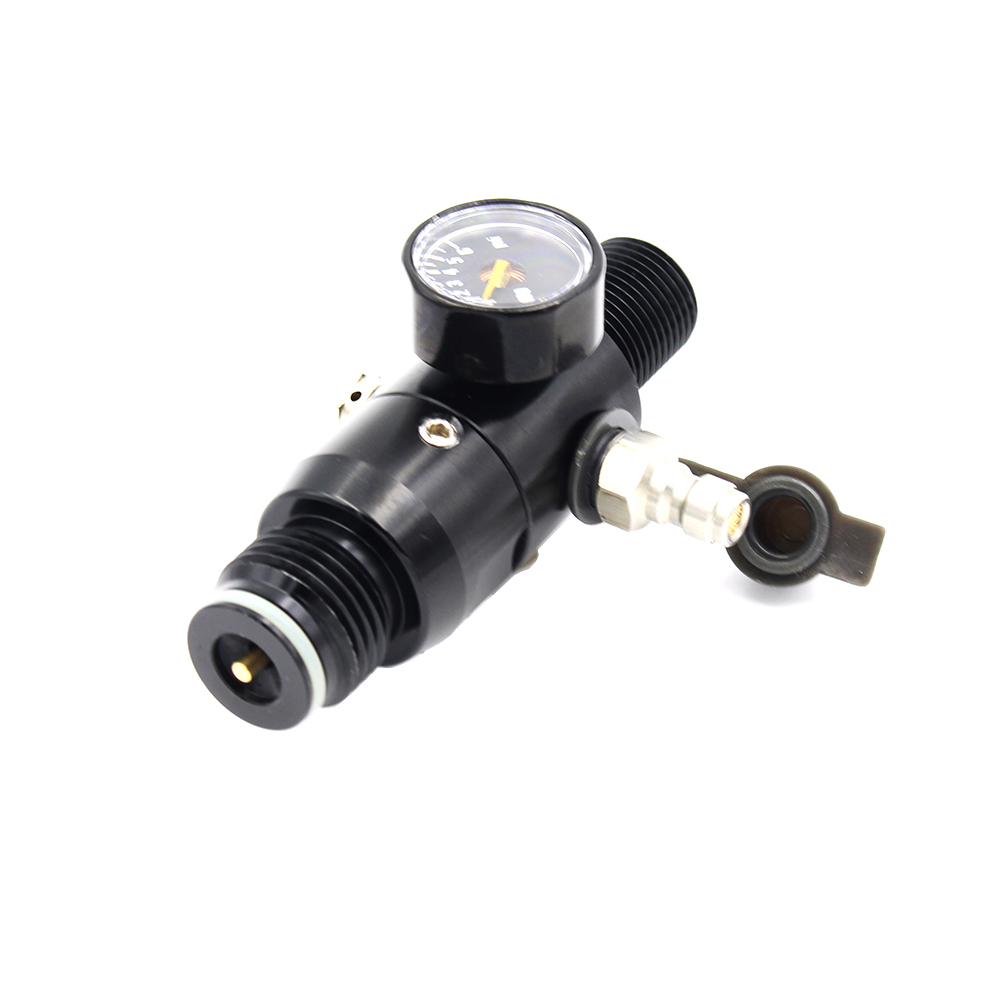 TUXING 4500Psi Pcp Paintball Air Tank Regulator & Valve Guage, Durable Aluminum Paintball