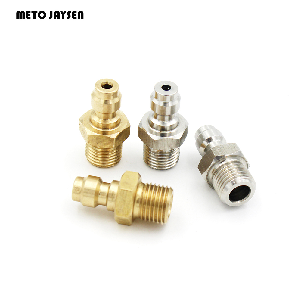 thumbnail interactive-video image 1 of PCP 8Mm Male Quick Connector One-Way Foster Stainless Steel 1 of 14