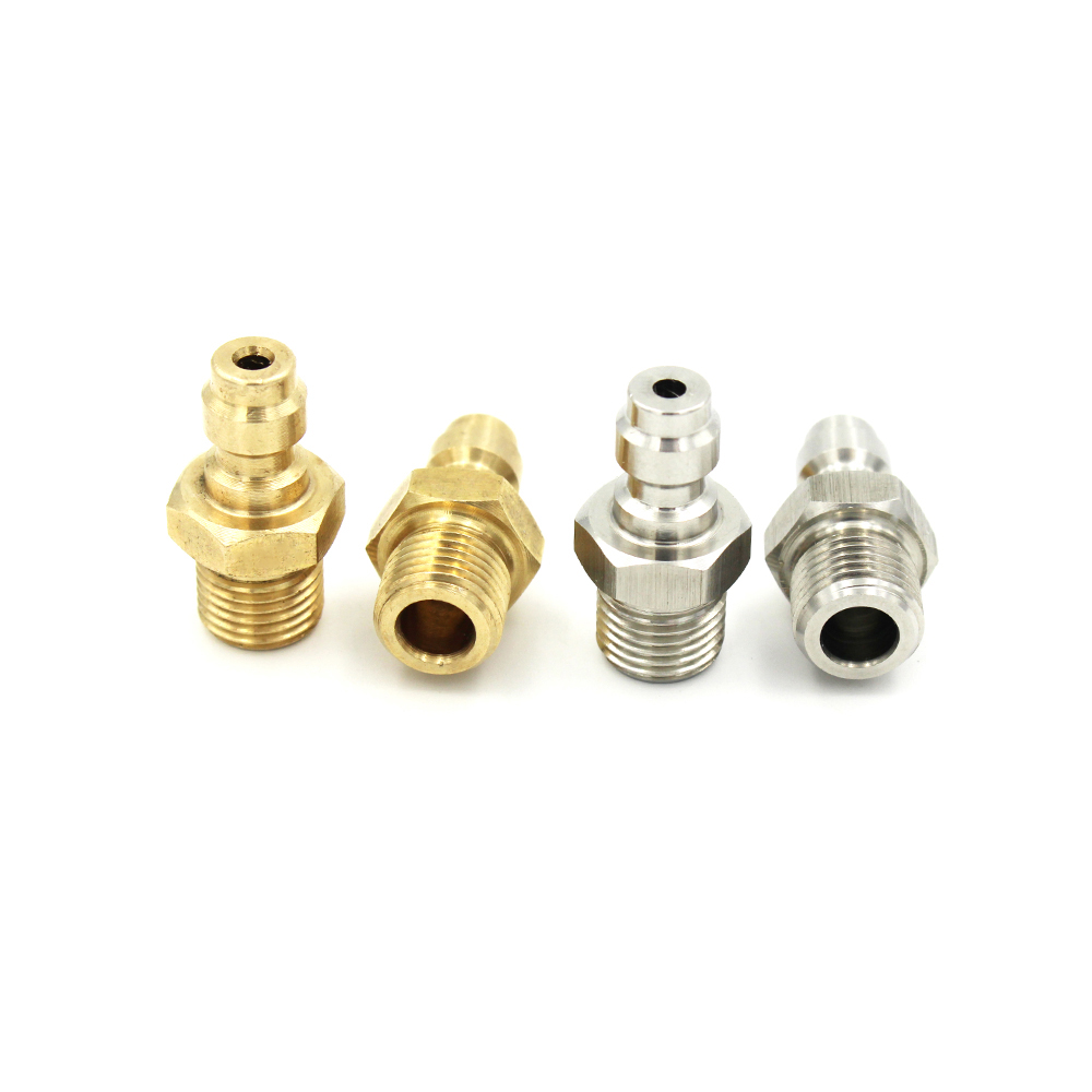 thumbnail image 2 of PCP 8Mm Male Quick Connector One-Way Foster Stainless Steel 2 of 14