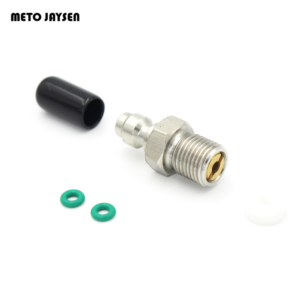 thumbnail image 2 of PCP 8Mm Male Quick Connector One-Way Foster Stainless Steel 2 of 14