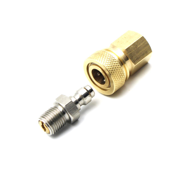 PCP Stainless Steel 8MM Male Plug Quick Coupler Connector M10*1 Male
