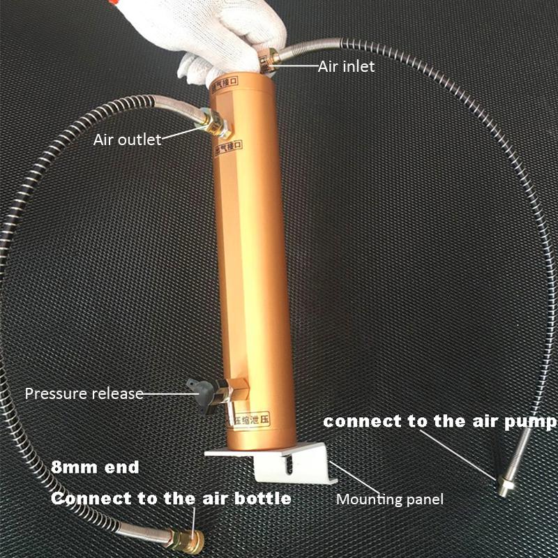 Oil‑Water Separator Filter for High Pressure Air Pump Compressor 30mpa Aluminium 