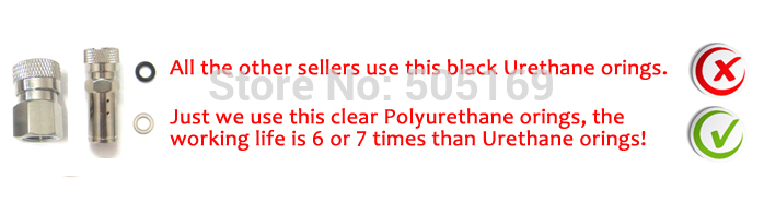 PCP paintball Quick Disconnect Male & Female Set