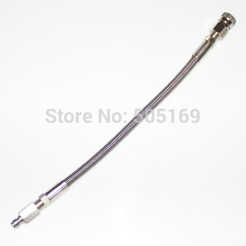 Paintball PCP shooting HPA & Scuba Air Fill Station Adapter HPA DIN Valve with 10'' Stainless