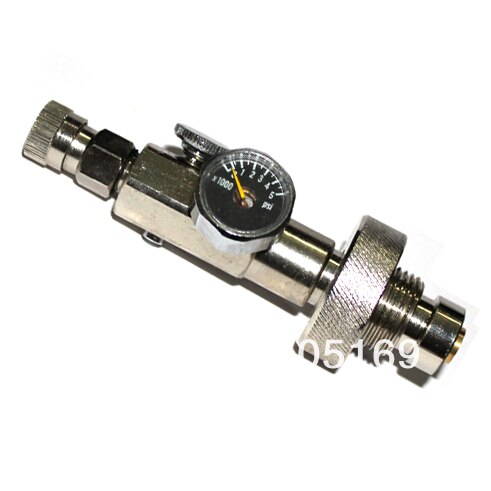 Paintball PCP shooting HPA & Scuba Air Fill Station Adapter HPA DIN Valve with 10'' Stainless