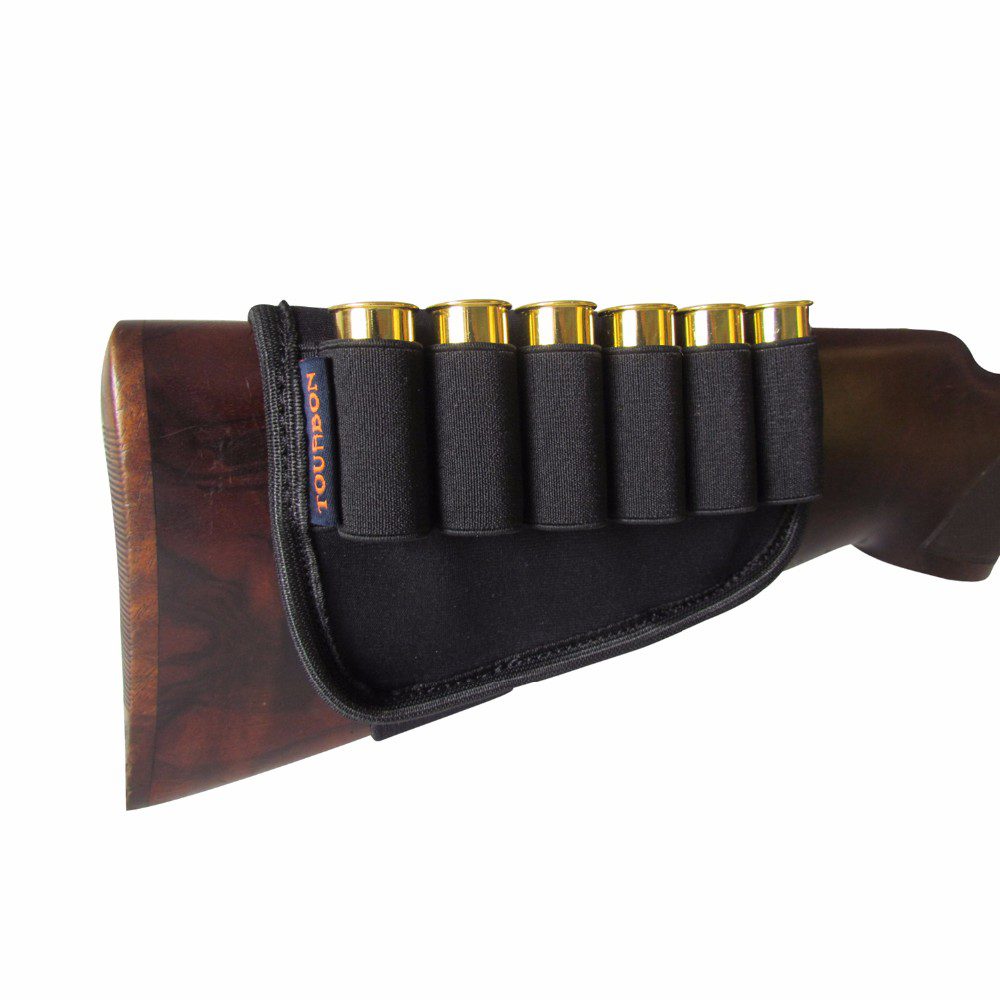 Shotgun 12 Gauge Buttstock Ammo Shell Holder 6 Rounds