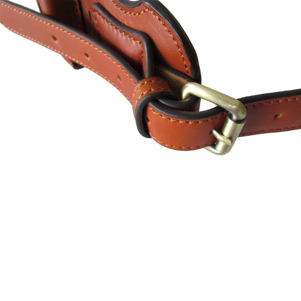 Hunting Gun Accessories Brown Real Leather Shotgun Shell Holder