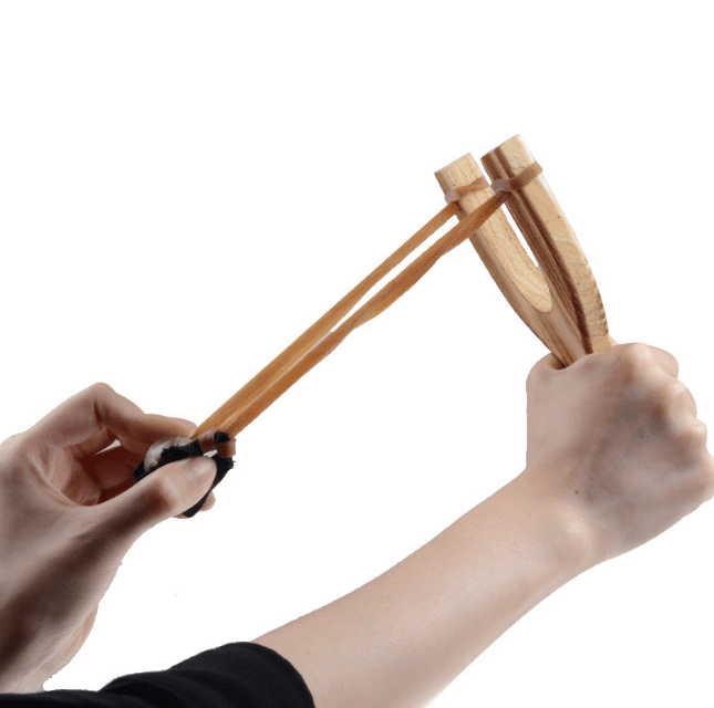 Wood Handle SlingShot Toy