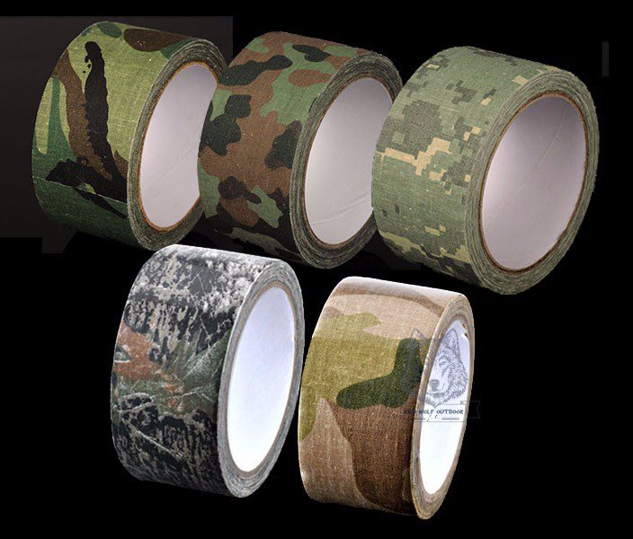 10m Adhesive Cotton Bionic Tape Camouflage Waterproof