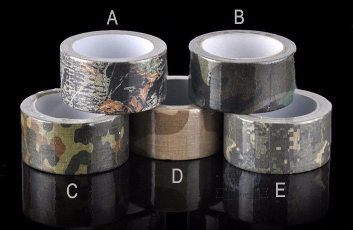 10m Adhesive Cotton Bionic Tape Camouflage Waterproof