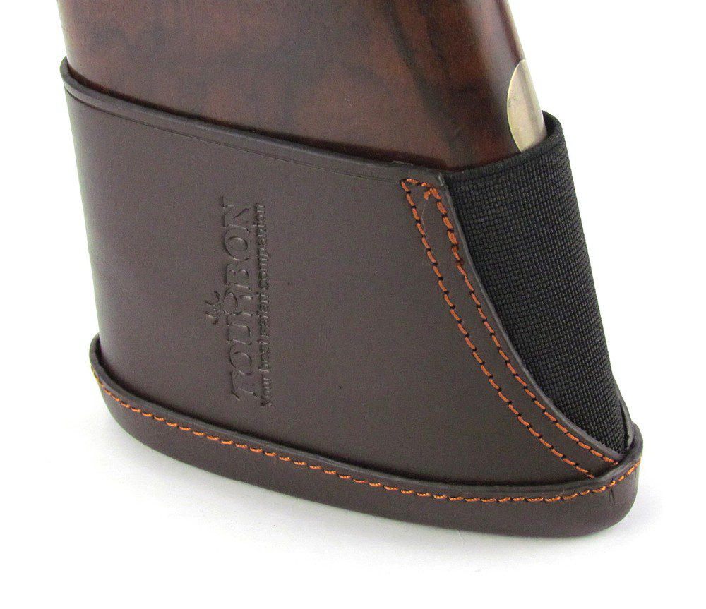Shotgun Buttstock Rifle Extension Leather Slip-on Recoil Pad Gun