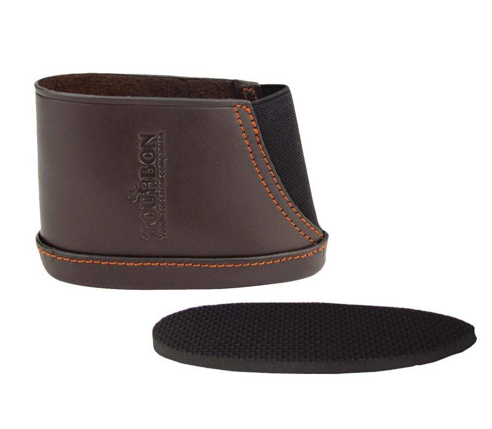 Shotgun Buttstock Rifle Extension Leather Slip-on Recoil Pad Gun