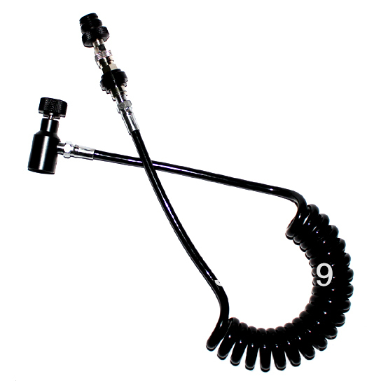 PCP Paintball marker Coil Remote Hose Thick line 2.5