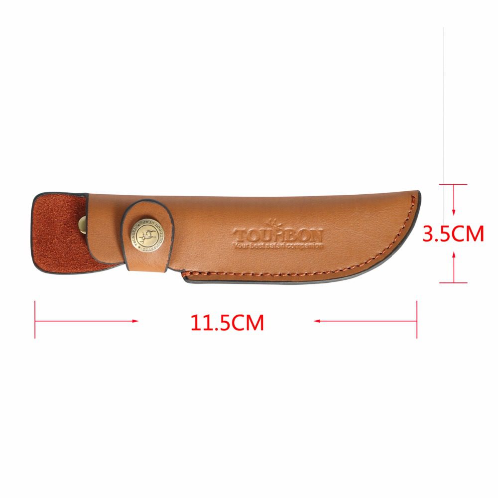Knife Scabbard Classic Design Sheath Brown Leather