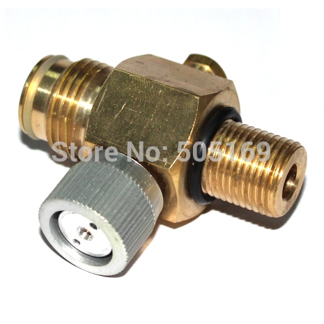 1/4 Turn CO2 Tank On/Off Pin Valve