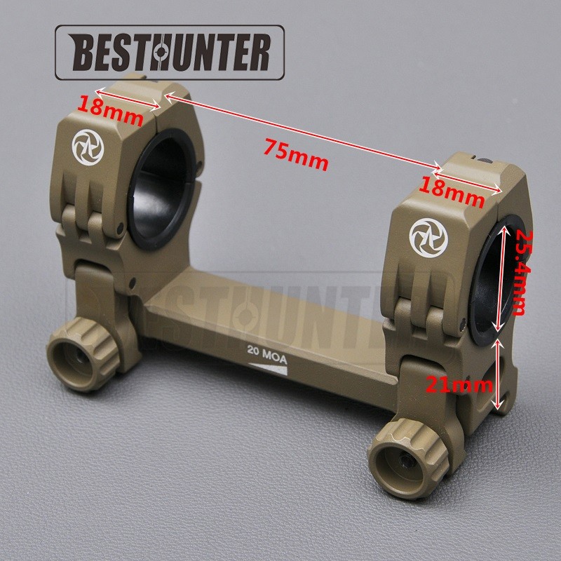 Double Ring Bubble Level 30mm Rifle Scopes Mount