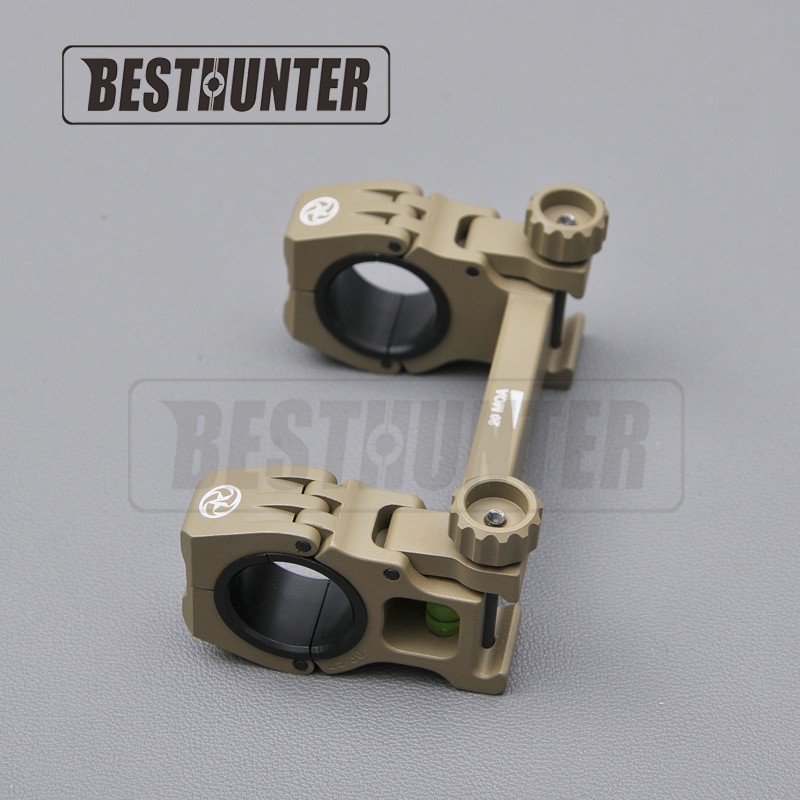 Double Ring Bubble Level 30mm Rifle Scopes Mount