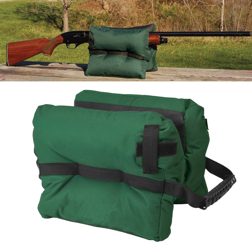Details about   Portable Shooting Front Rear Bench-Rest Bag Rifle Target Stand for Hunting Gun 