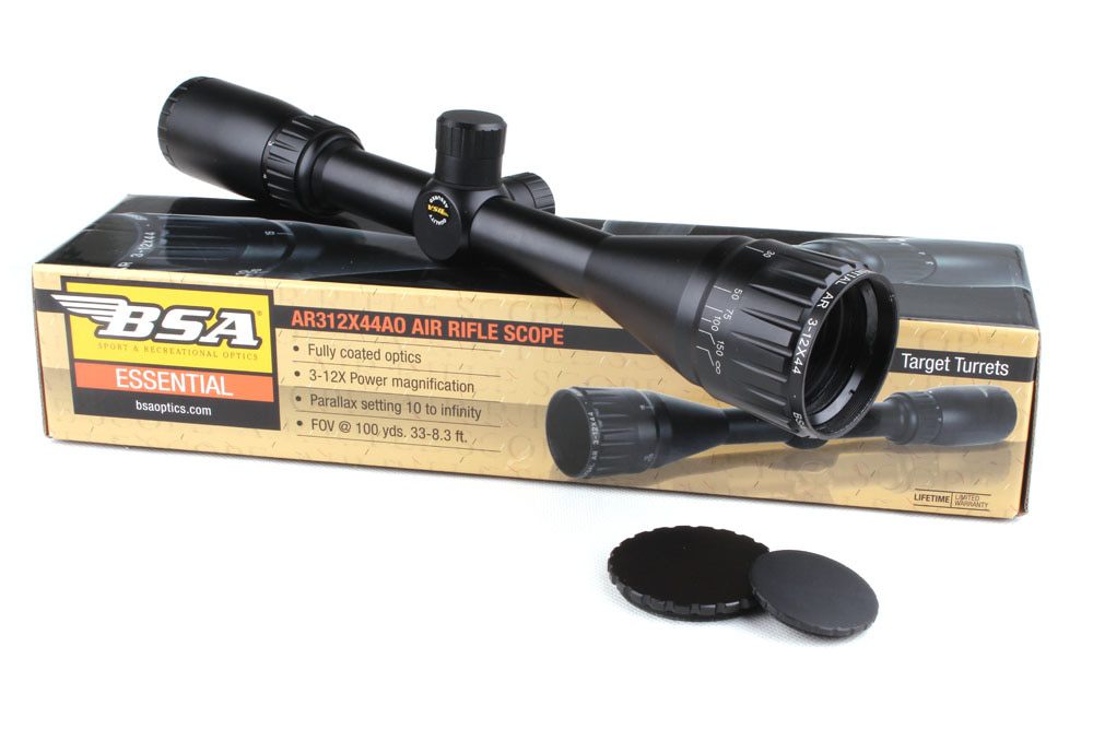 Tactical BSA Essential AR 3-12X44 AO Mil-dot Rifle Scopes