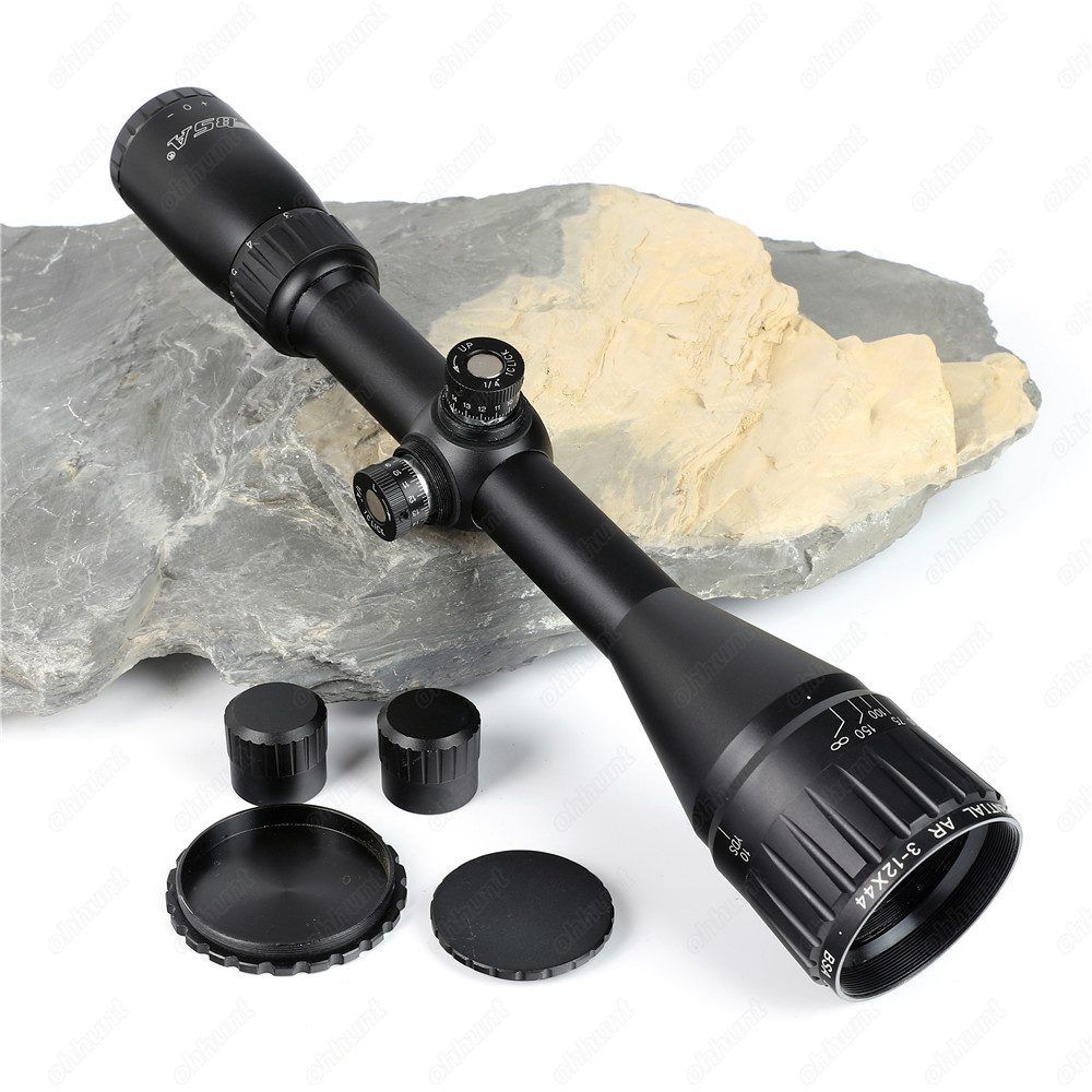BSA ライフルスコープ　essential AR 312X44A0 Tactical BSA Essential AR 3-12X44 AO Mil-dot Rifle Scopes