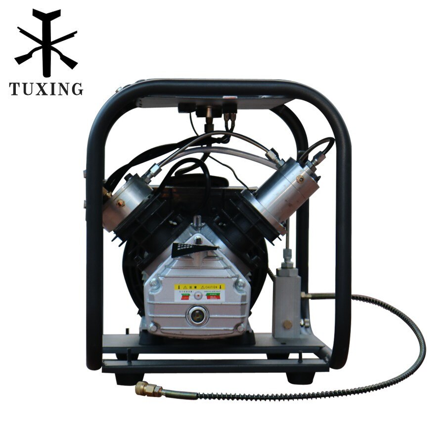 Double cylinder air compressor part low pressuare head pcp 4500psi