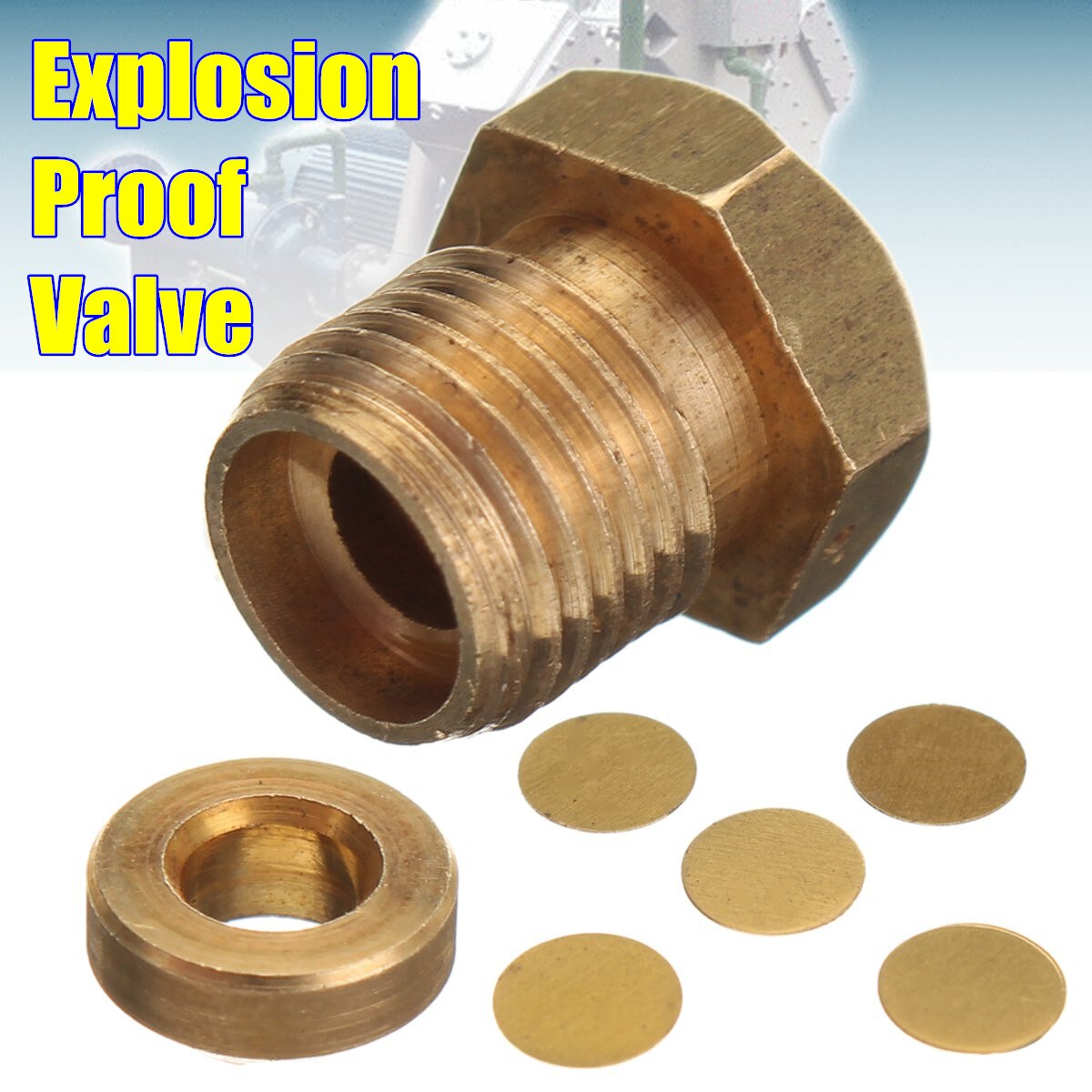 Explosion-proof Disc 10pcs Explosion-proof Slice Rupture Disc for YONGHENG Air Compressor Pump