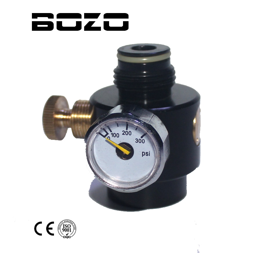 PCP Tank Adjustable Compressed Air Regulator Output Pressure 0-300psi 0.825-14NGO Thread