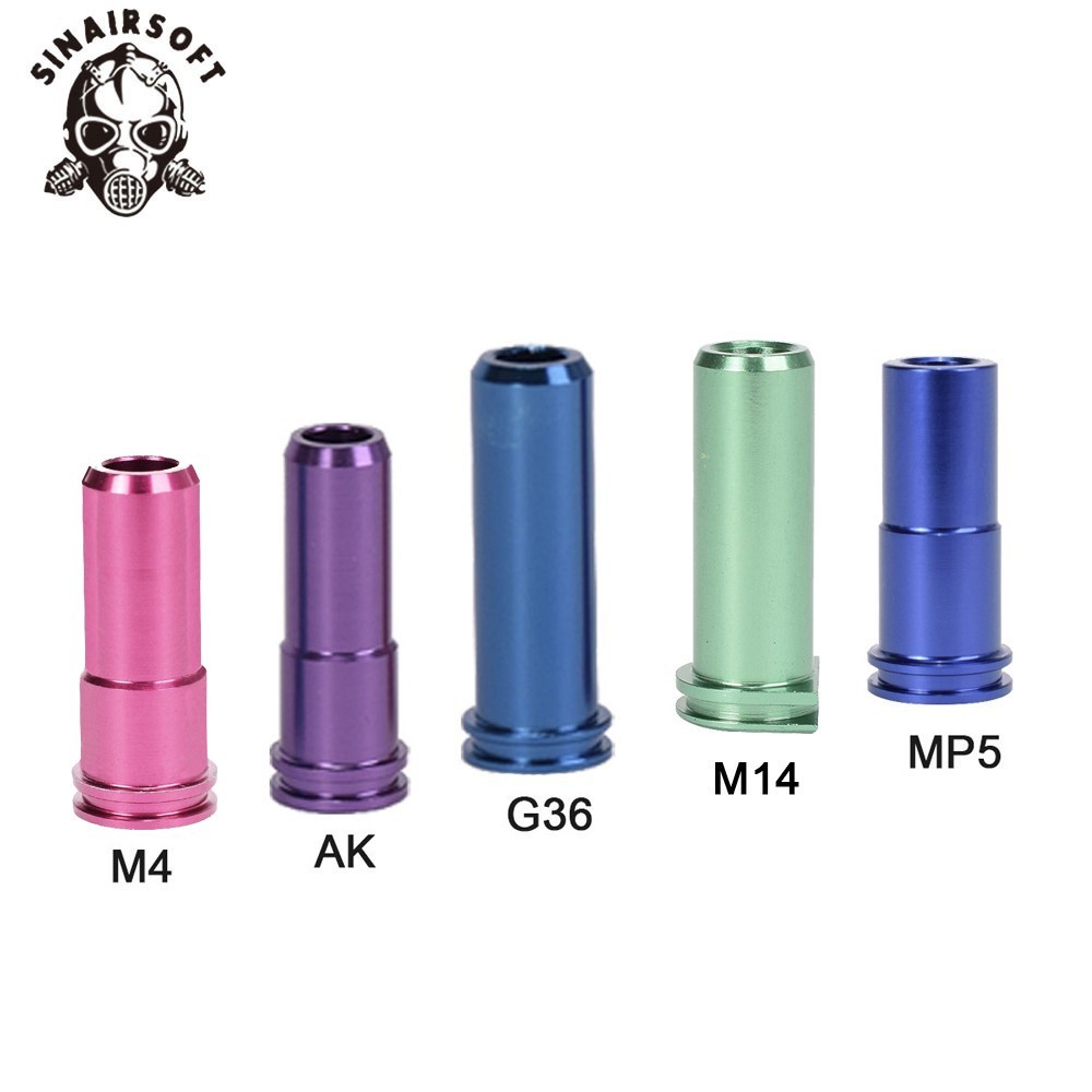 Aluminum O-ring Air Super Seal Nozzle For M4 G36 M14 AK MP5 Series