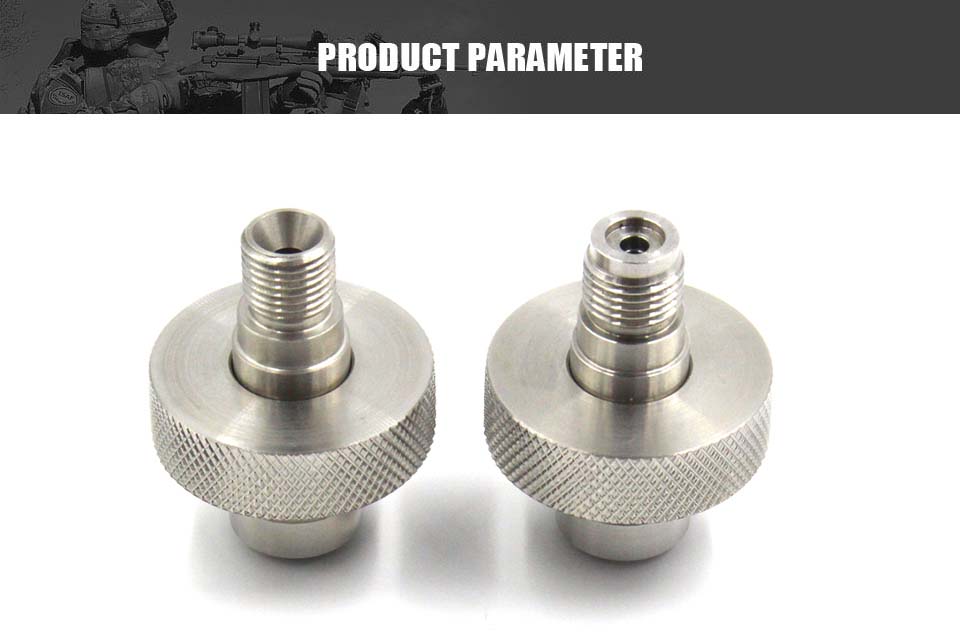 Standard DIN To Male Pipe Thread Adapter Hand Wheel 1/4bspp or 9/16-18 UNF Male Stem