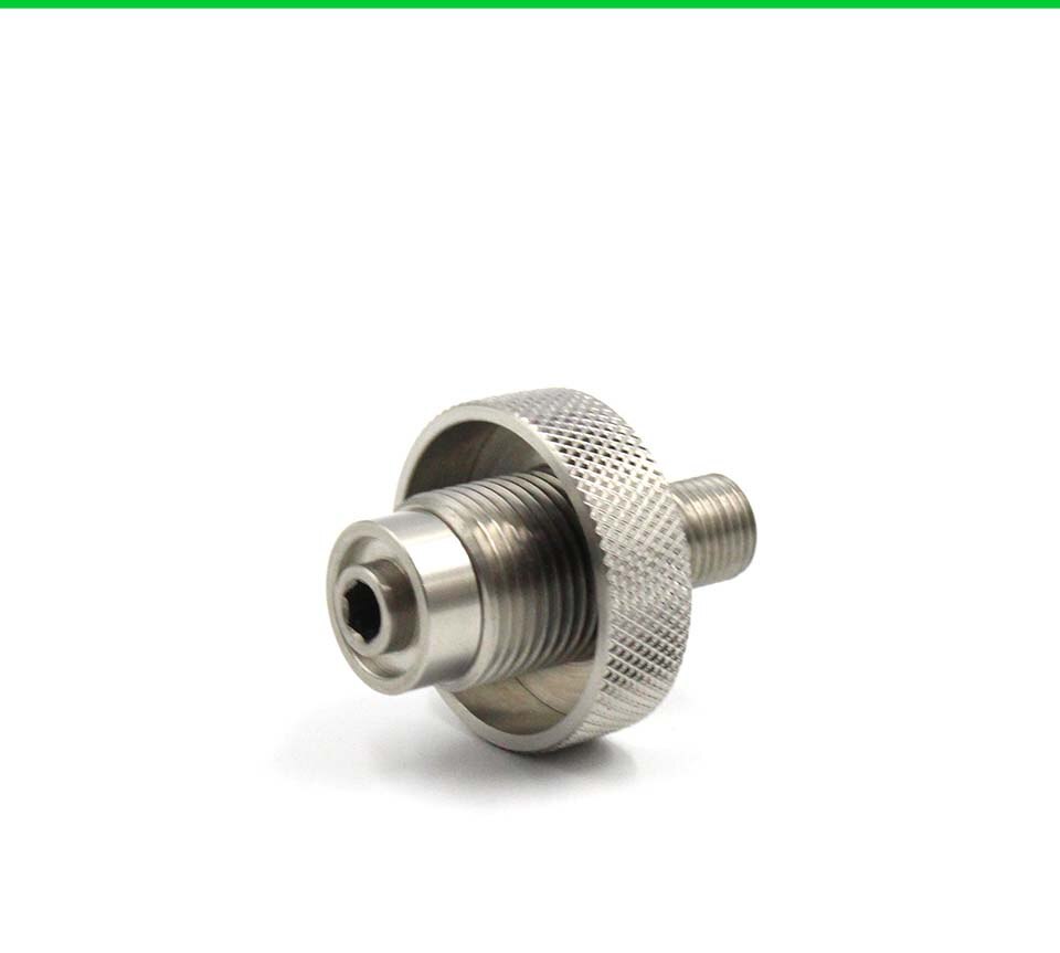 Standard DIN To Male Pipe Thread Adapter Hand Wheel 1/4bspp or 9/16-18 UNF Male Stem