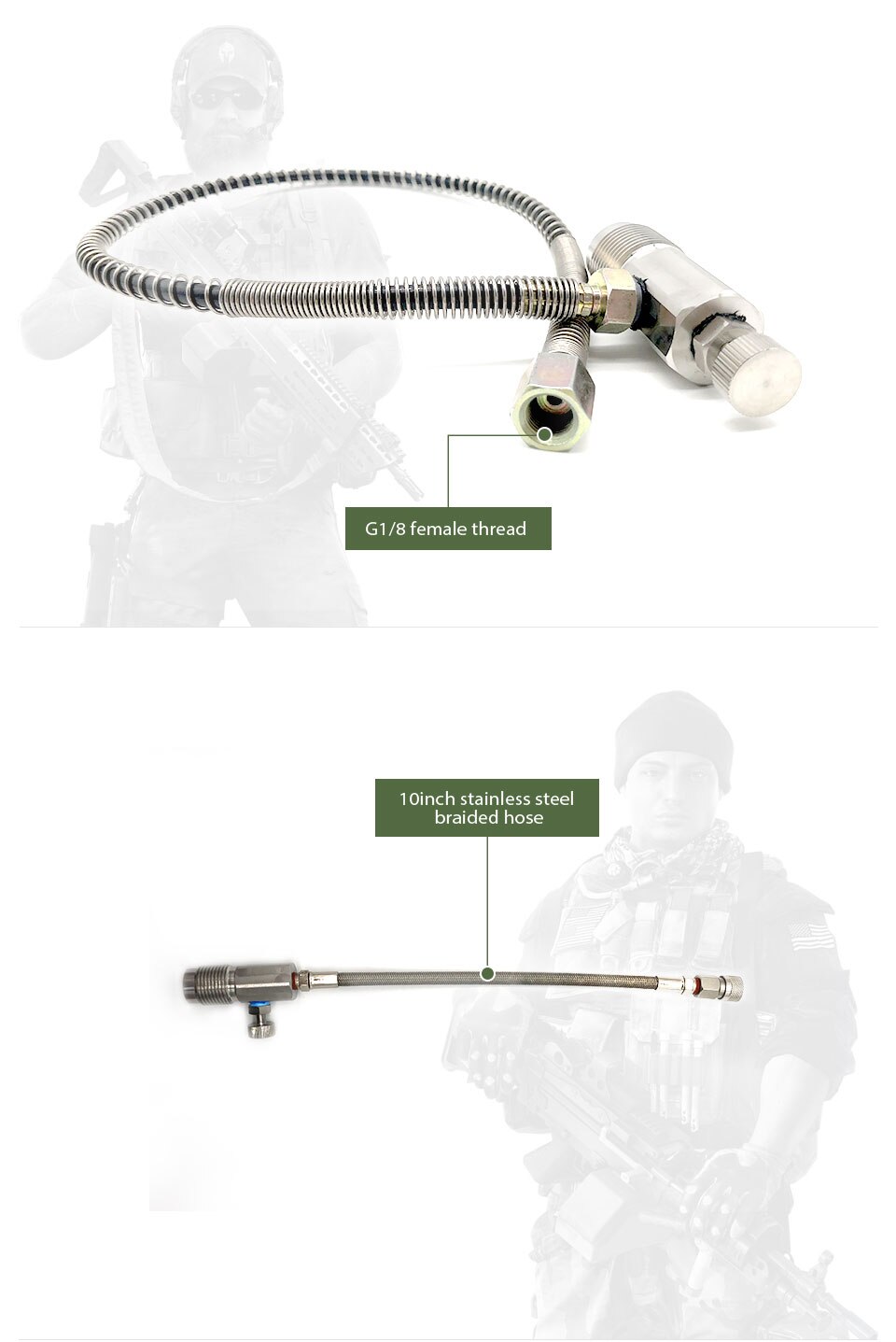 PCP Air Fill Station 300Bar DIN Adapter Scuba Diving DNS001