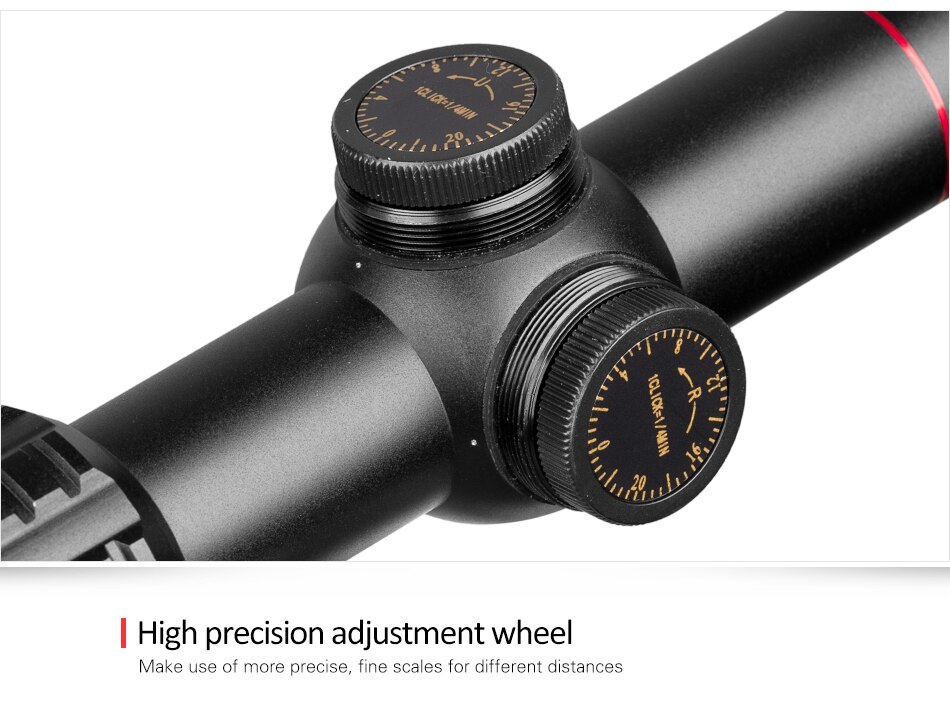 2-7x20 HD Diana Riflescope Mil Dot Reticle