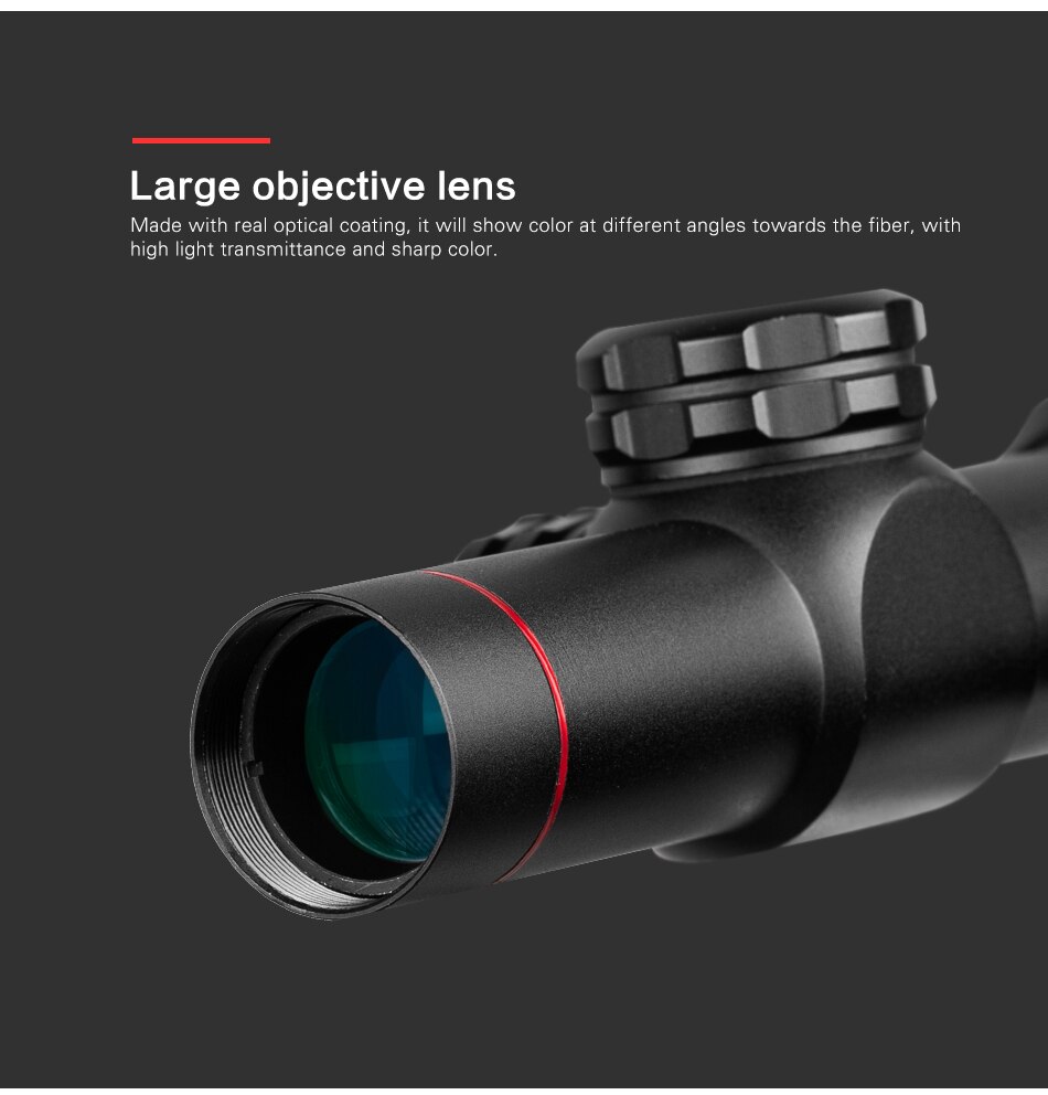 2-7x20 HD Diana Riflescope Mil Dot Reticle