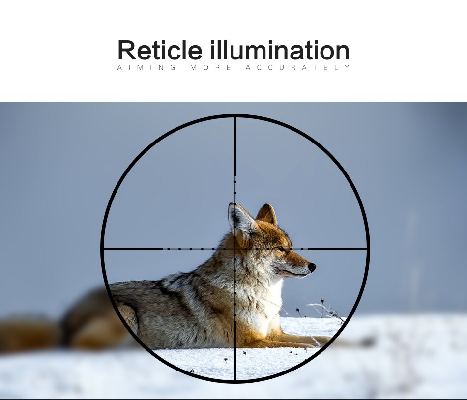 2-7x20 HD Diana Riflescope Mil Dot Reticle