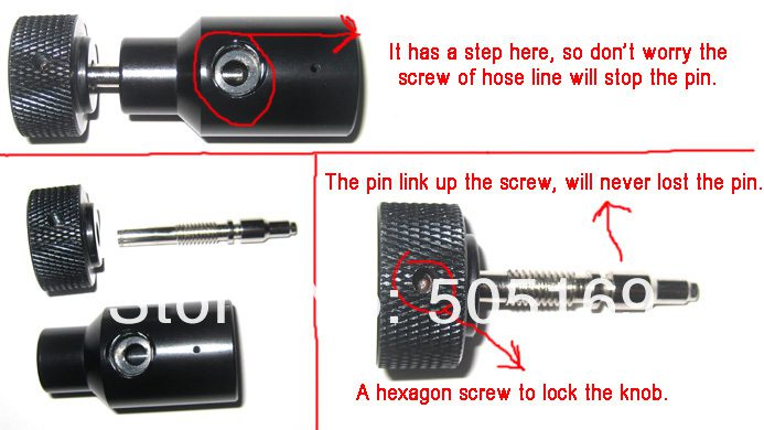 Paintball Remote Hose Straight line 37