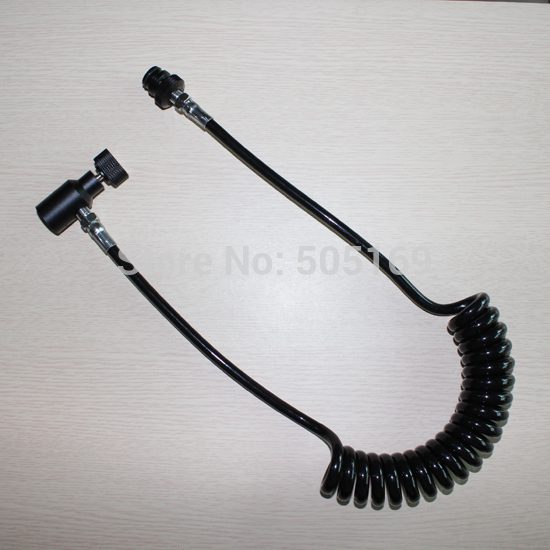 PCP Paintball Coiled Remote Hose