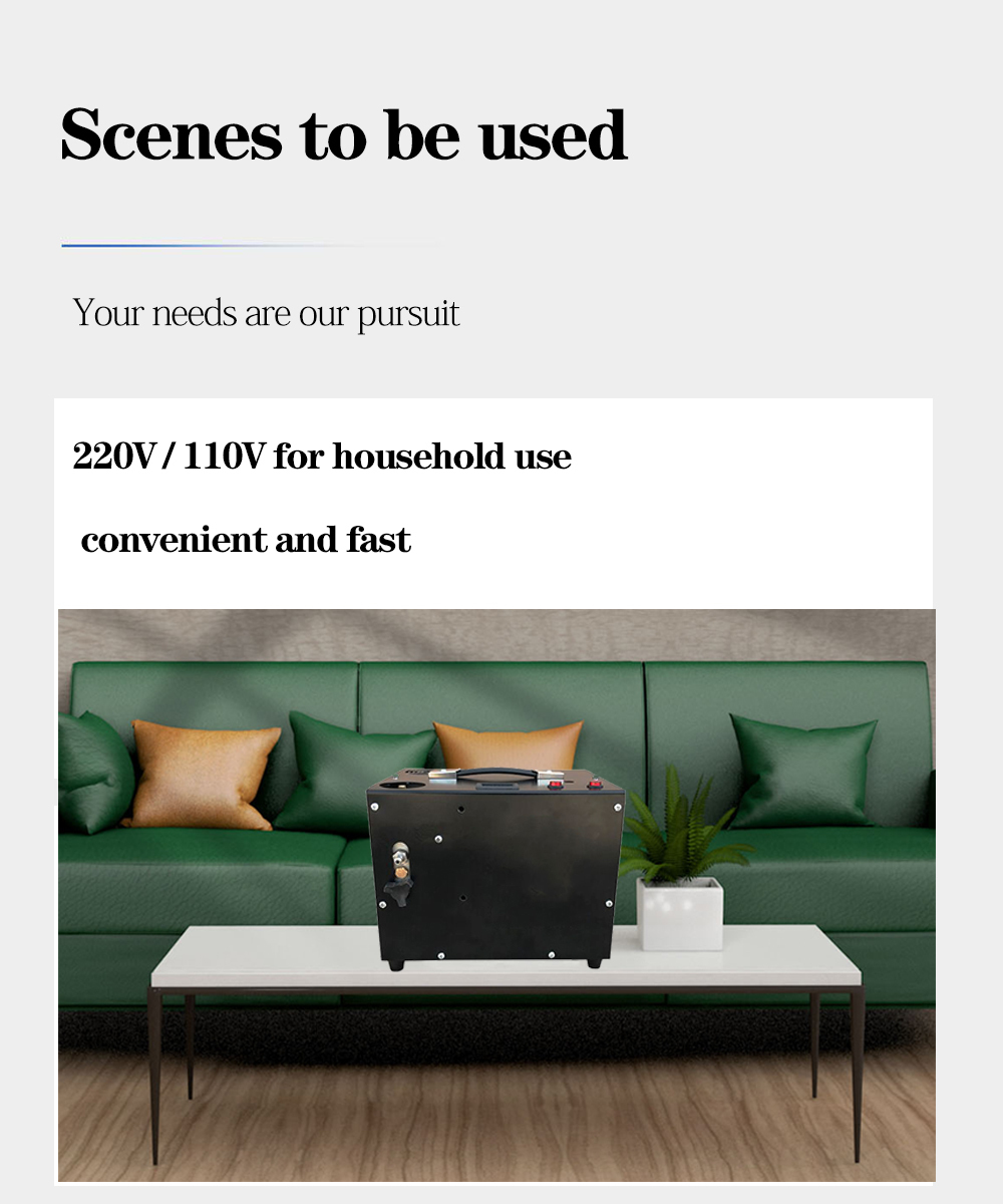 2020 new PCP air gun Inflatable Portable Pcp Air Compressor 12v Mini Scuba diving Compressor 4500psi 300bar 30mpa 12v/220v/110v