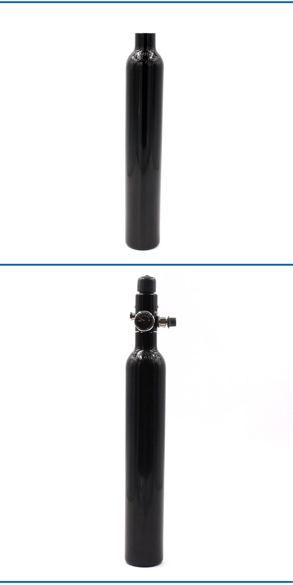 0.38L Gas Tank Compressed Air High Pressure Cylinder