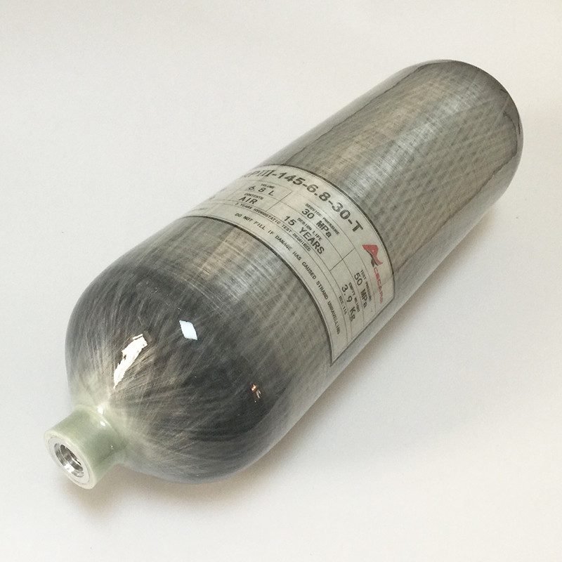 4500psi 6.8L Carbon Fiber PCP Cylinder with Safety Valve