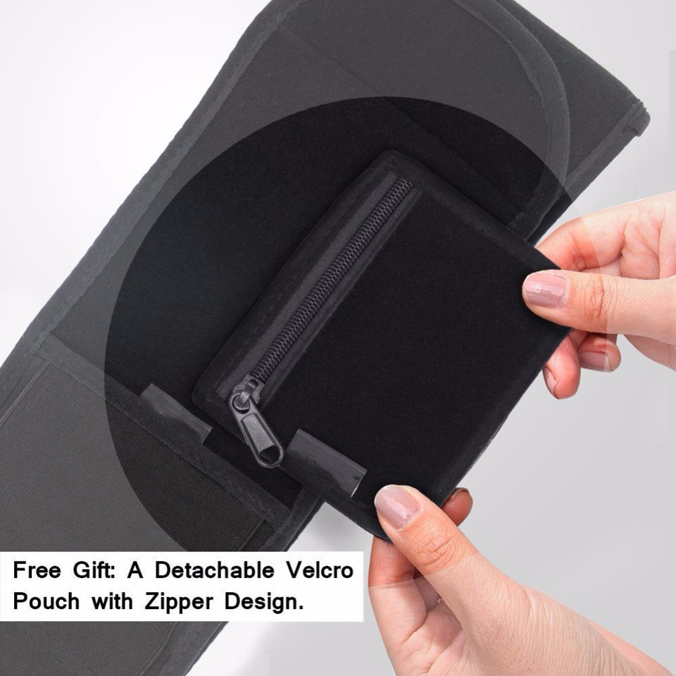 US Right/Left Hand Tactical Universal Abdominal Band Holster for Glock 17 19 22 Series and Most Pistol Handguns 2 in 1 Combo