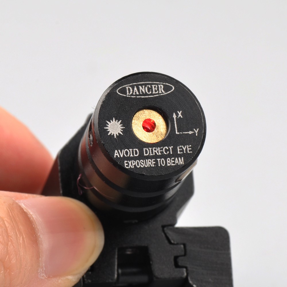 US Small Red Dot Laser Sight with 50-100 Meters Range 635-655nm for Pistol Adjustable 11mm 20mm Picatinny Rail