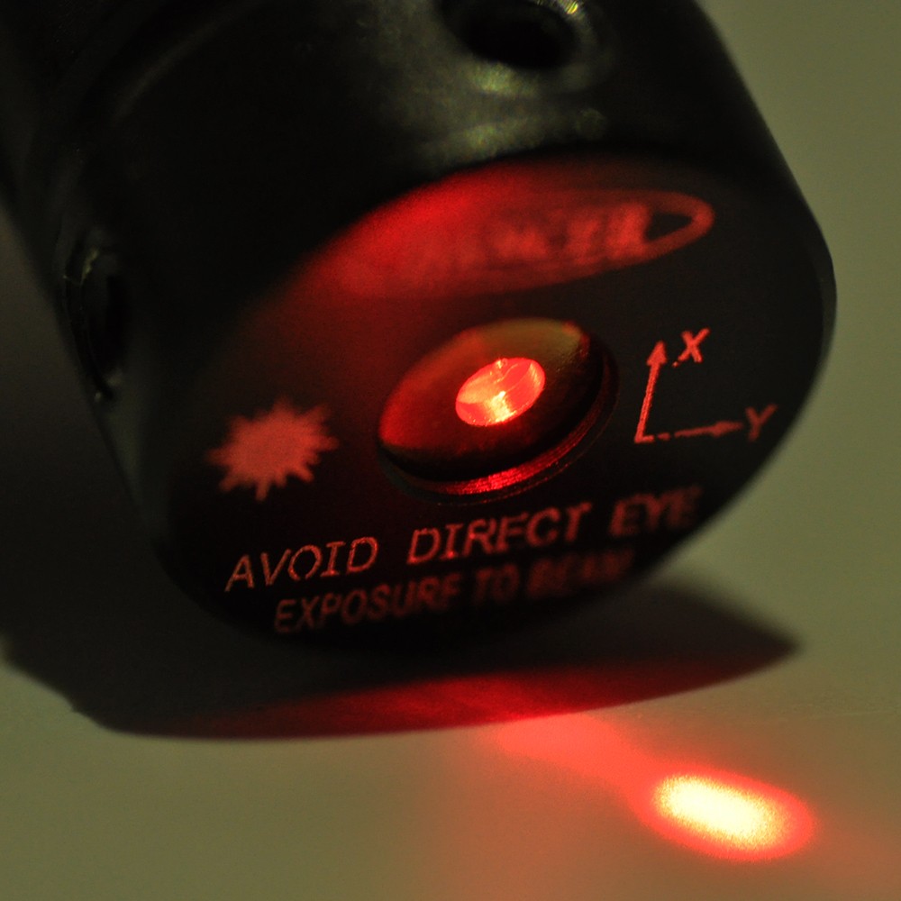 US Small Red Dot Laser Sight with 50-100 Meters Range 635-655nm for Pistol Adjustable 11mm 20mm Picatinny Rail