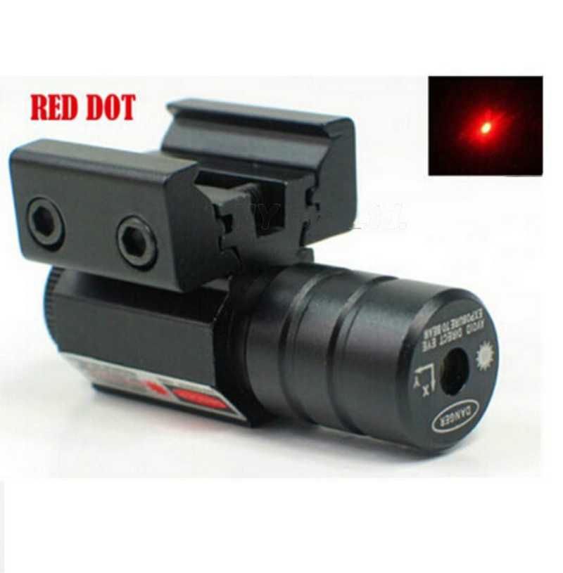 US Small Red Dot Laser Sight with 50-100 Meters Range 635-655nm for Pistol Adjustable 11mm 20mm Picatinny Rail