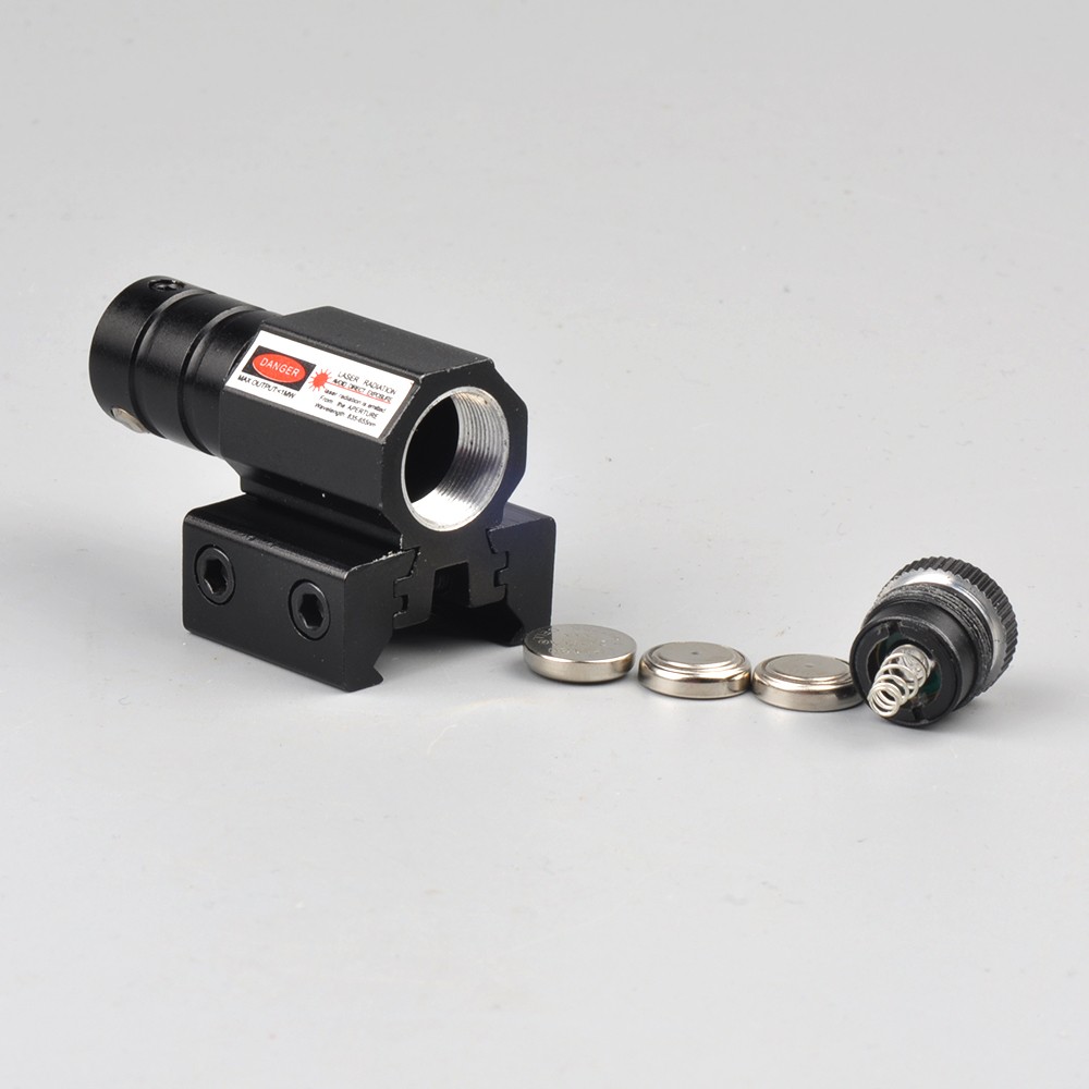 US Small Red Dot Laser Sight with 50-100 Meters Range 635-655nm for Pistol Adjustable 11mm 20mm Picatinny Rail