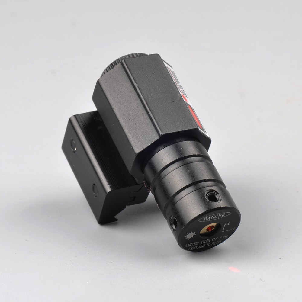US Small Red Dot Laser Sight with 50-100 Meters Range 635-655nm for Pistol Adjustable 11mm 20mm Picatinny Rail