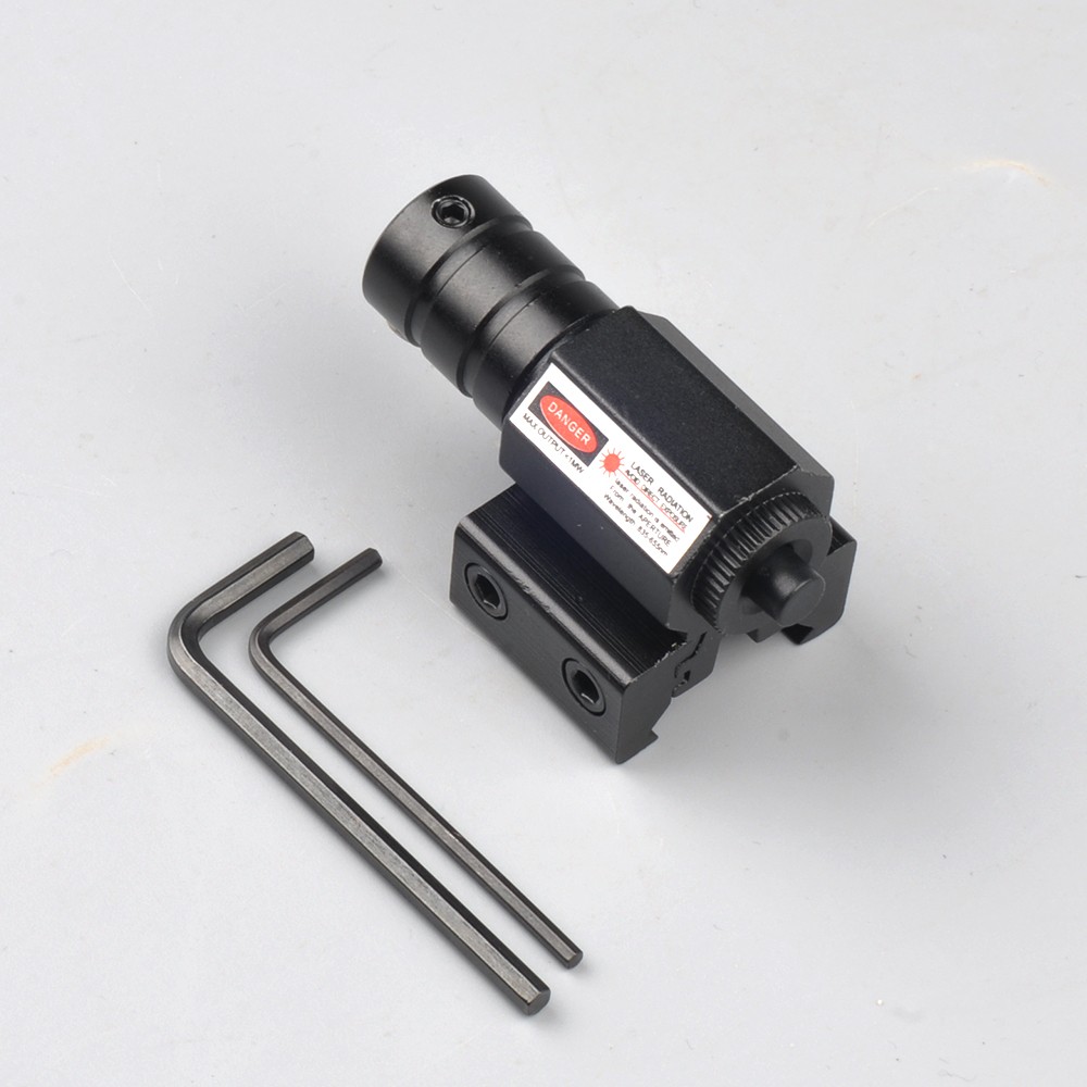 US Small Red Dot Laser Sight with 50-100 Meters Range 635-655nm for Pistol Adjustable 11mm 20mm Picatinny Rail